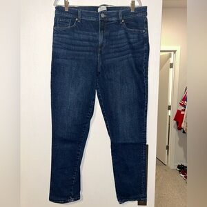 Like new LOFT Women's Deep Blue Skinny Jeans